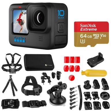 Rent to own GoPro HERO10 Black, Waterproof Action Camera, 5.3K60