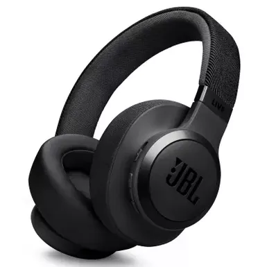 image of Jbl Wireless Over-ear Headphones Live 770nc With True Adaptive Noise Cancelling In Black with sku:bb22264028-bestbuy
