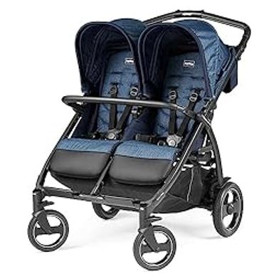 image of Peg Perego Book for Two Baby Stroller, Indigo with sku:b0cb99v6w3-amazon