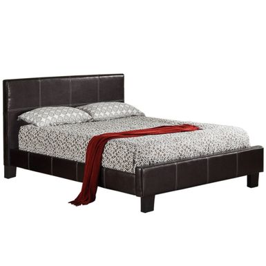 Furniture of America Geriza Modern 2-piece Espresso Adult Bed and Nightstand Set - Cal. King