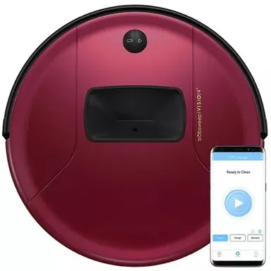 image of bObsweep - PetHair Vision PLUS Wi-Fi Connected Robot Vacuum & Mop - Beet with sku:bb21981495-bestbuy