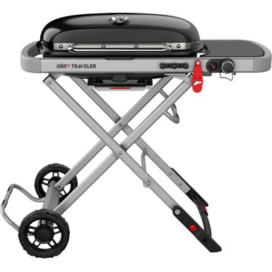 Weber - Traveler Portable Gas Grill - Black