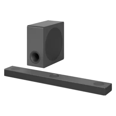 image of LG 3.1.3 Channel High Res Audio Sound Bar with Dolby Atmos, Black with sku:bb21958629-bestbuy
