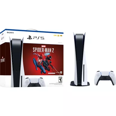 image of Sony - PlayStation 5 Console Marvel’s Spider-Man 2 Bundle - White with sku:1000037780-streamline