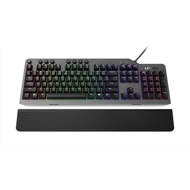 Alt View Zoom 17. Lenovo - Legion K500 Full-size Wired RGB Mechanical Gaming Keyboard - Black