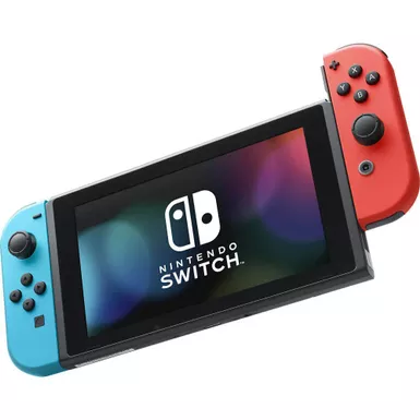 Nintendo - Switch with Neon Blue and Neon Red JoyCon - Multi