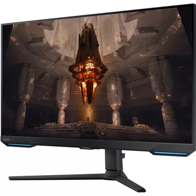 Samsung - Odyssey G7 28” 4K UHD IPS AMD FreeSync Premium Pro & G-Sync Compatible Smart 144Hz 1ms Gaming Monitor - Black