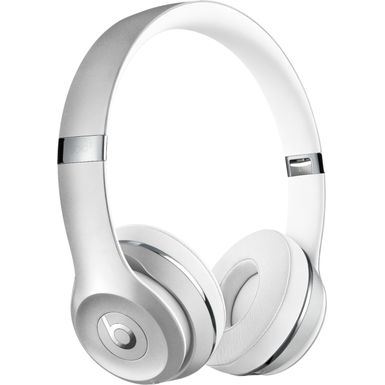 image of Beats by Dr. Dre - Solo³ The Beats Icon Collection Wireless On-Ear Headphones - Satin Silver with sku:bb21408570-6383128-bestbuy-beatsbydrdre