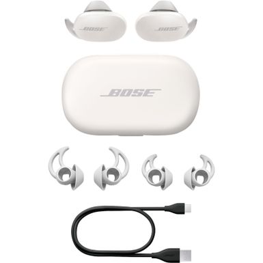 Alt View Zoom 25. Bose - QuietComfort Earbuds True Wireless Noise Cancelling In-Ear Earbuds - Soapstone