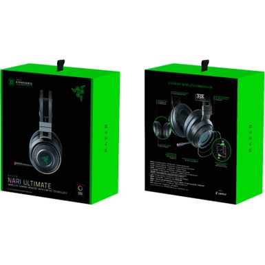 Alt View Zoom 16. Razer - Nari Ultimate Wireless THX Spatial Audio Gaming Headset for PC, PS5, and PS4 - Gunmetal