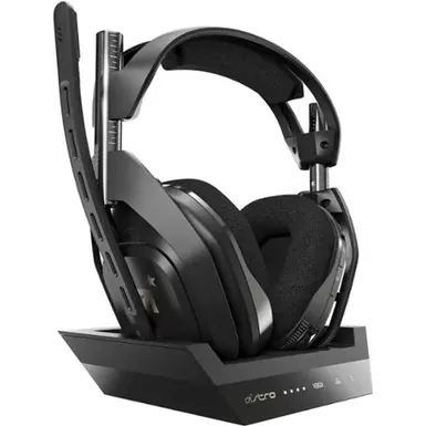 image of Astro Gaming - A50 Wireless Gaming Headset for Xbox One, Xbox Series X|S, and PC - Black with sku:bb21235628-bestbuy