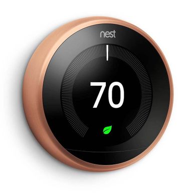 Google Nest Learning Thermostat 3rd Gen - Copper