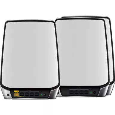image of NETGEAR - Orbi 850 Series AX6000 Tri-Band Mesh Wi-Fi 6 System (3-pack) - White with sku:bb21464370-bestbuy
