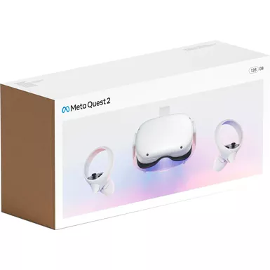 image of Meta Quest 2 Advanced All-in-One VR Headset 128GB, White with sku:bb21810412-bestbuy