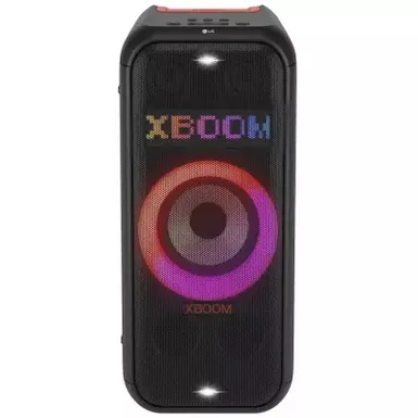 image of LG - XBOOM XL7 Portable Tower Party Speaker with Pixel LED - Black with sku:bb22128019-bestbuy