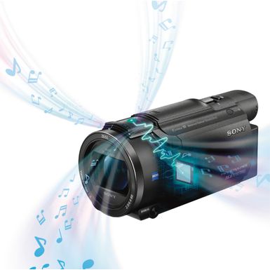 Alt View Zoom 16. Sony - Handycam AX53 4K Flash Memory Premium Camcorder - Black