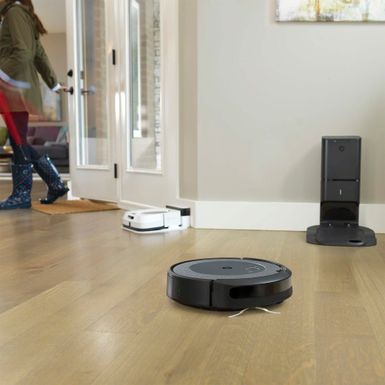 Alt View Zoom 21. iRobot - Roomba i3+ EVO (3550) Wi-Fi Connected Self Emptying Robot Vacuum - Neutral