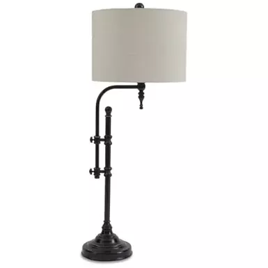 Black Anemoon Metal Table Lamp (1/CN)