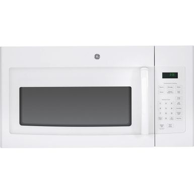 image of GE - 1.6 Cu. Ft. Over-the-Range Microwave - White with sku:bb19291630-1624523-bestbuy-generalelectric