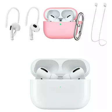 Rent to own Apple AirPods Pro White Magsafe With Pink Accessory