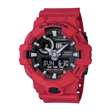 image of G-Shock - G-Shock Ana-Digi Watch Red with sku:ga700-4a-powersales