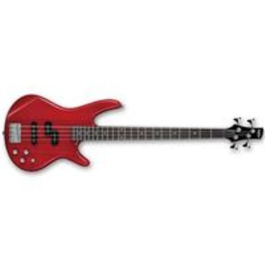 image of Ibanez GIO Series GSR200 Electric Bass Guitar, Rosewood Fretboard, Transparent Red with sku:ibgsr200tr-adorama