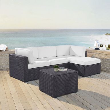 image of Biscayne 4-piece Mist Wicker Outdoor Seating Set - White with sku:omx42sj5ha1vytx0zx9inwstd8mu7mbs-cro-ovr