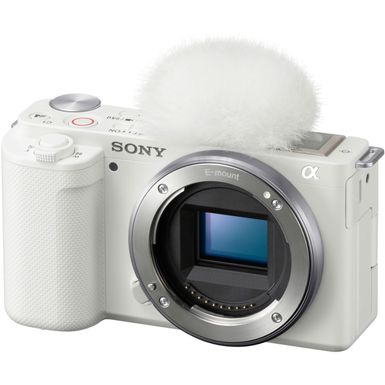 Alt View Zoom 2. Sony - Alpha ZV-E10 Mirrorless Vlog Camera - Body Only - White