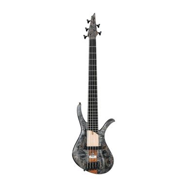image of Ibanez AFR AFR5PBP 5-String Electric Bass Guitar, Ebony Fretboard, Deep Twilight Flat with sku:ibafr5pbpdtf-adorama