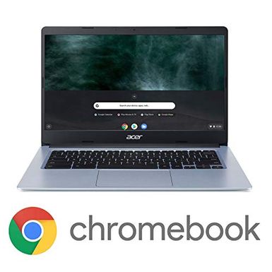 image of Acer Chromebook 314, Intel Celeron N4000, 14" HD Display, 4GB LPDDR4, 64GB eMMC, Gigabit WiFi, Google Chrome, CB314-1H-C34N with sku:b0858fh97l-ace-amz