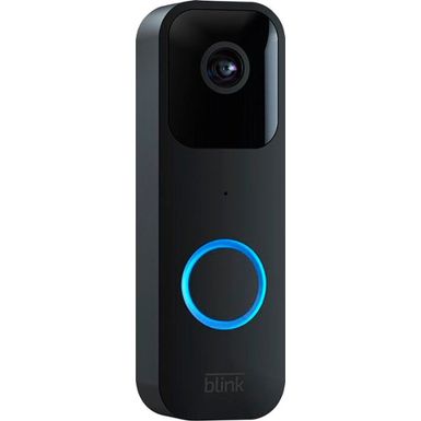 image of Blink Video Doorbell Wired or wire free Two way audio HD video and Alexa Enabled with sku:bb21900706-6481230-bestbuy-blink