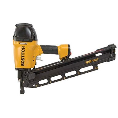 image of BOSTITCH F21PL Round Head 1-1/2-Inch to 3-1/2-Inch Framing Nailer with Positive Placement Tip and Magnesium Housing with sku:b000a79hwa-bos-amz