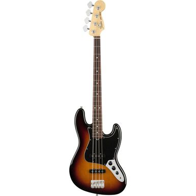 image of Fender American Performer Jazz Bass Guitar, Rosewood Fingerboard, 3-Color Sunburst with sku:fe0198610300-adorama