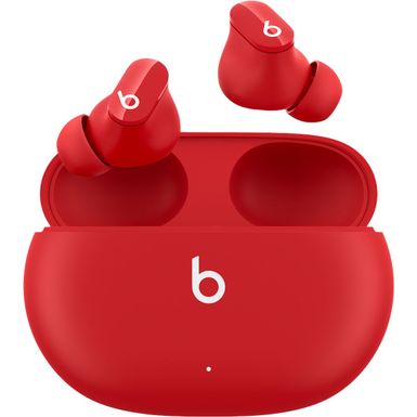 image of Beats by Dr. Dre - Beats Studio Buds Totally Wireless Noise Cancelling Earbuds - Beats Red with sku:mj503ll/a-streamline