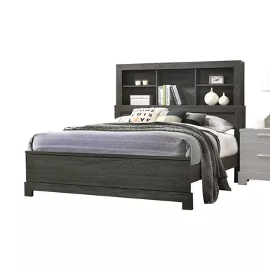 ACME Lantha Queen Bed, Gray Oak