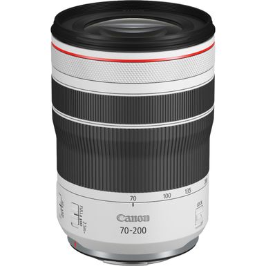 image of Canon - RF 70-200mm f/4 L IS USM Telephoto Zoom Lens for RF Mount Cameras - White with sku:4318c002-4318c002-abt