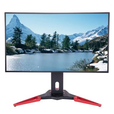 AXM 2789 27" 16:9 WQHD Borderless IPS LCD Gaming Monitor, Black/Red