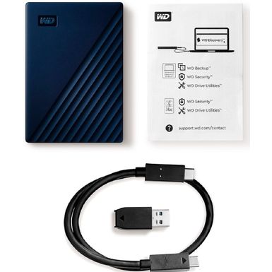 Alt View Zoom 14. WD - My Passport for Mac 2TB External USB 3.0 Portable Hard Drive - Blue