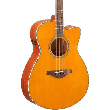 image of Yamaha FSC-TA VT Transacoustic Acoustic Electric Guitar Vintage Tint with sku:yam-fsctavt-guitarfactory