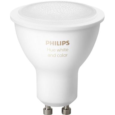 Alt View Zoom 11. Philips - Hue White & Color Ambiance GU10 Bluetooth Smart LED Bulb - Multicolor