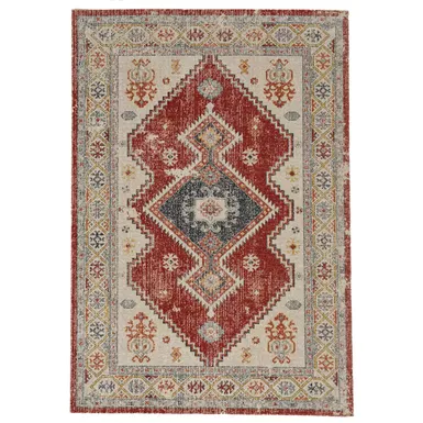 Killette Rust And Ivory 8X10 Area Rug