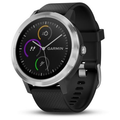 garmin vivoactive 3 black smartwatch with slate bezel
