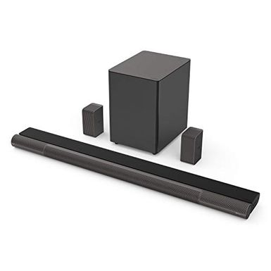 image of VIZIO Elevate 5.1.4 Channel Soundbar with Wireless Subwoofer and Rotating Speakers for Dolby Atmos / DTS:X - Charcoal Gray with sku:b08bnqdl1j-viz-amz