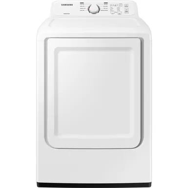 image of Samsung 7.2-Cu. Ft. Electric Dryer with Sensor Dry and 8 Drying Cycles, White with sku:dve41a3000w-almo
