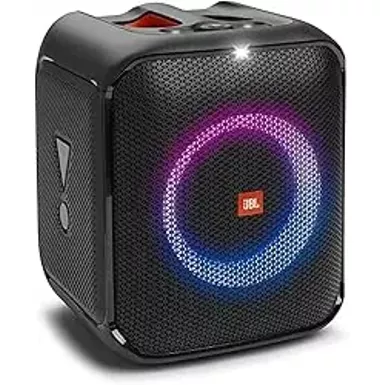 image of JBL - Partybox Encore Essential Portable Wireless Party Speaker - Black with sku:jblpbencess-adorama