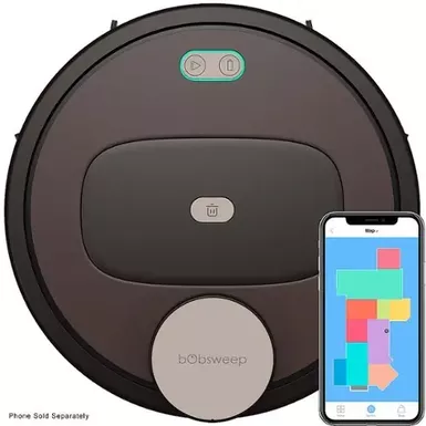 image of bObsweep - PetHair Appetite Wi-Fi Connected Robot Vacuum and Mop - Coffee with sku:bb22205782-bestbuy