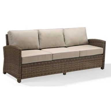 Crosley Furniture Bradenton Sofa with Sand Cushions