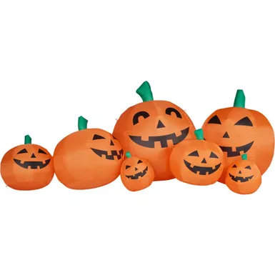 10-Ft. Wide Prelit Inflatable Pumpkin Family