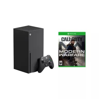 image of Xbox X + Call of Duty Modern Warfare Bundle with sku:rrt-00001-6-streamline