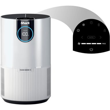 Alt View Zoom 23. Shark - Air Purifier with Nanoseal HEPA, Cleansense IQ, Odor Lock, Cleans up to 500 Sq. Ft, White - White